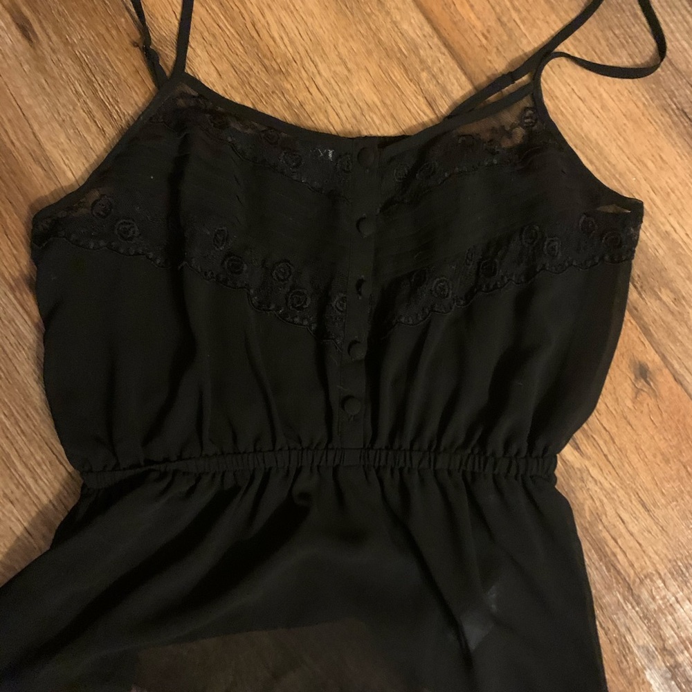 Sheer tank black